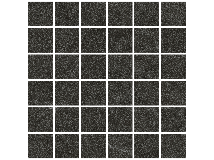 На изображении товар Living Ceramics Керамогранит Vonn Anthracite Mosaic 55 Bush Hammered Anti-slip 29,8x29,8 от официального представителя в Москве