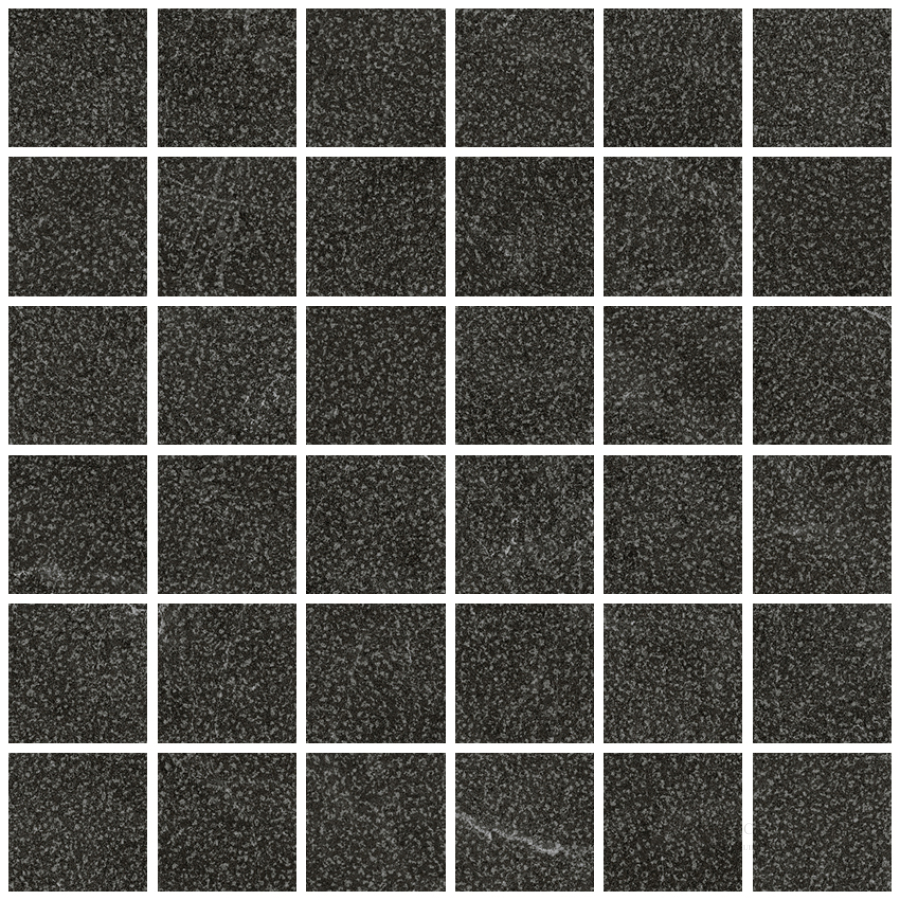 Living Ceramics Керамогранит Vonn Anthracite Mosaic 55 Bush Hammered Anti-slip 29,8x29,8