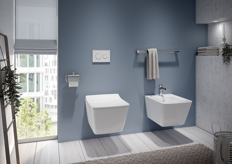 Унитаз подвесной Toto SP, Tornado Flush, CeFiONtect, безободковый дизайн, водосбережение, без арт.TC512G, рекомендуется панель смыва E00022 - изображение 2