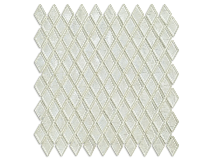 На изображении товар Sicis Стеклянная мозаика Diamond ITEM H1 Solitario chips size 23х40 mm sheet size 229x272 mm от официального представителя в Москве