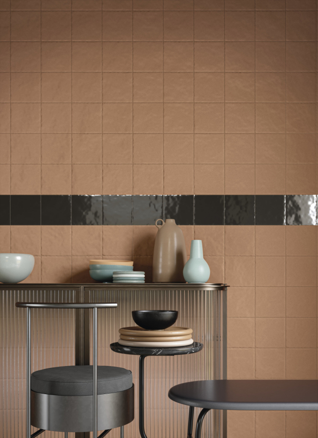 Iris ceramica Керамическая плитка Bottega D'arte Antracite glossy 15x15 - изображение 5