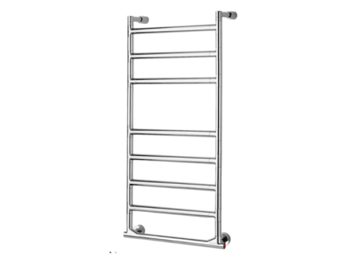 На изображении товар Полотенцесушитель Margaroli Sereno, электрический (кнопка справа), 904,5х105x530 мм, цвет Black matt от официального представителя в Москве