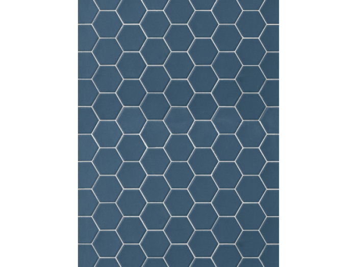 На изображении товар Terratinta Ceramics Мозаика, керамогранит Hexa Matt Aegean Blue Mosaic 31.6x31.6 (4.3x3.8) / 4.0 от официального представителя в Москве