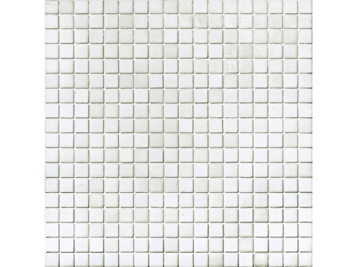 На изображении товар Sicis Стеклянная мозаика Waterglass Cloudwhite 20 chips size 10х10 mm sheet size 295x295 mm от официального представителя в Москве