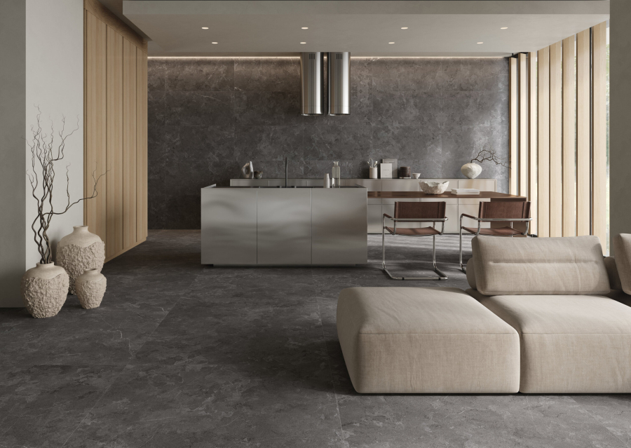 Iris Ceramica Керамогранит Pietra di Sciara carbone natural plus 60x60 - изображение 2