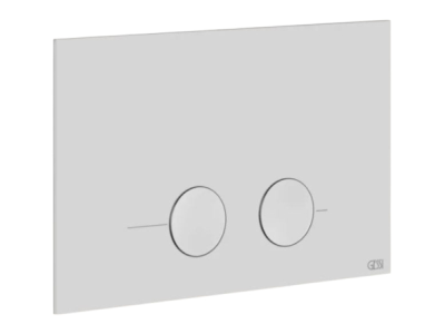 На изображении товар Клавиша смыва Gessi Total Look, для Geberit Sigma 8 и 12, цвет White CN от официального представителя в Москве