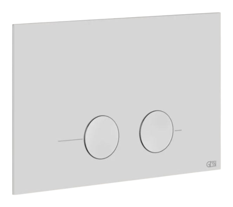 Клавиша смыва Gessi Total Look, для Geberit Sigma 8 и 12, цвет White CN