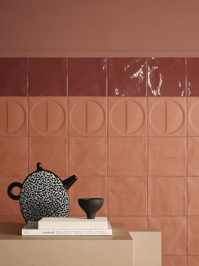 Iris ceramica Керамическая плитка Bottega D'arte Rosso glossy 15x7,5 - изображение 2