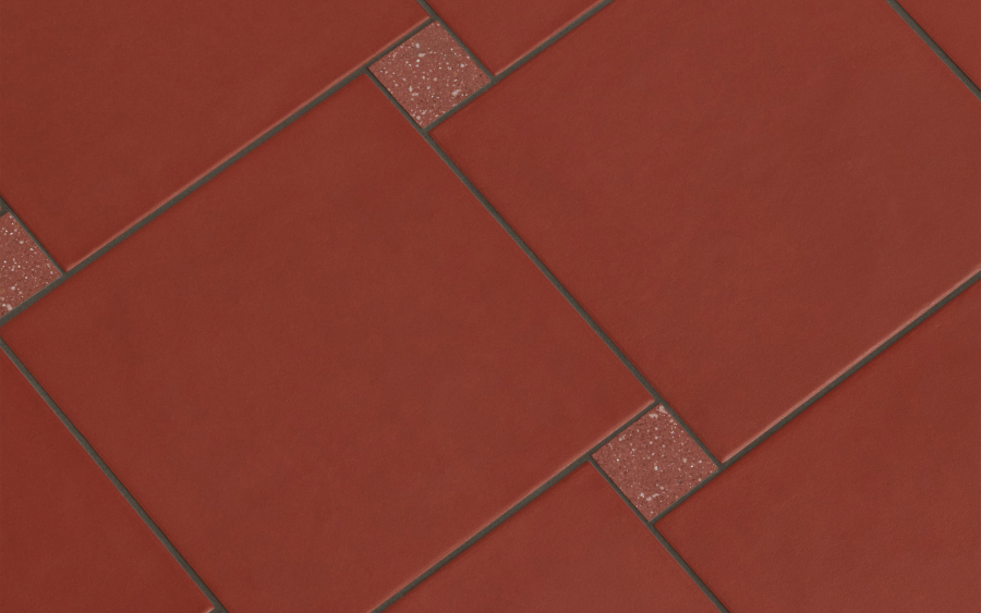 Mutina Керамическая плитка Time Salta Red Rough 3,9x3,9 - изображение 1