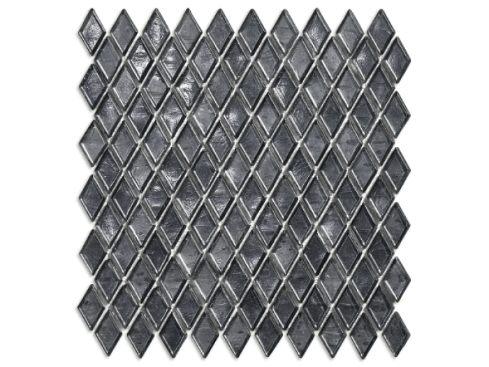 На изображении товар Sicis Стеклянная мозаика Diamond ITEM 02 Caesium chips size 23х40 mm sheet size 259x266 mm от официального представителя в Москве