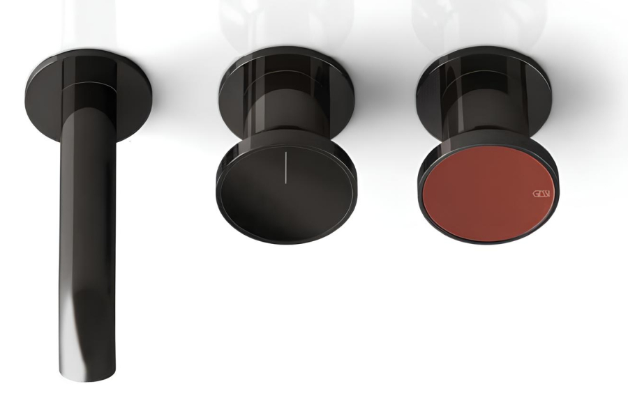 Излив Gessi Origini, средней длины, вылет 205 мм, цвет Matte Black - изображение 2