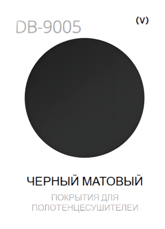 Полотенцесушитель Margaroli Mini, электрический, 667х100х520 мм, цвет Black matt - изображение 1