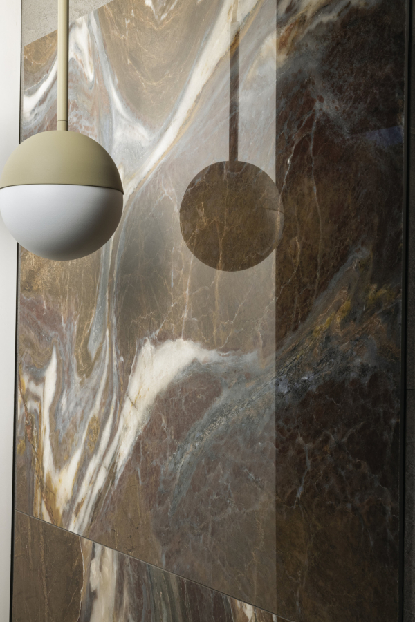 FMG Maxfine Керамогранит Marmi Brown fusion lucidato 150x75 - изображение 2