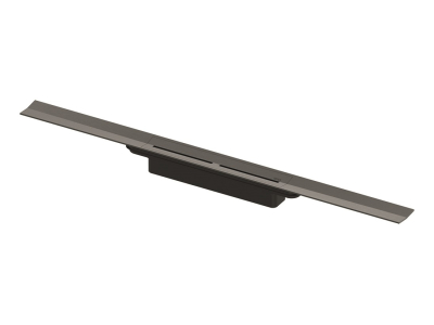 Профиль для душа TECEdrainprofile, L 1000 мм, PVD покрытие в цвете Brushed Black Chrome/сатинированный чёрный хром