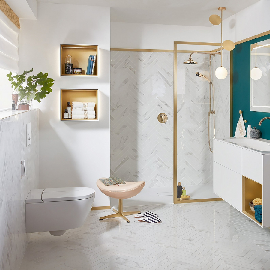 Унитаз Villeroy&Boch ViClean -I100, подвесной, с крышкой-биде, 385 x 595 x 400 mm, 220-240 V AC / 50 Hz,  с дистанц. пультом, White Alpin CeramicPlus - изображение 5