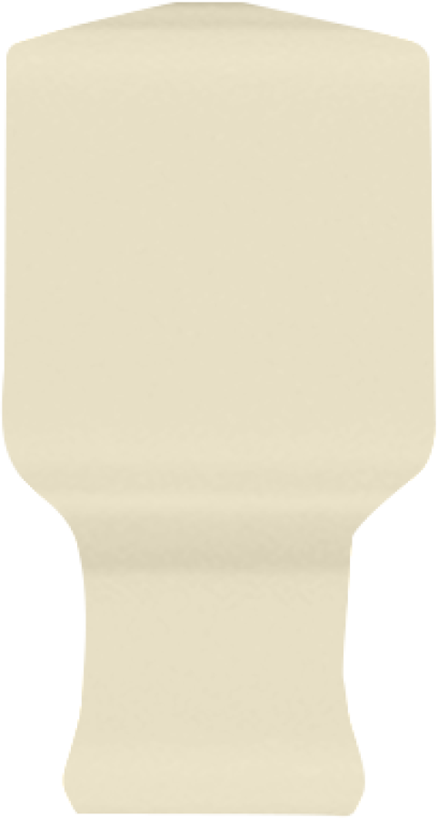 CERAMICHE GRAZIA  Угловой элемент ELEGANCE ANGOLO BORDURA 1,5X3,5 BONE MAT