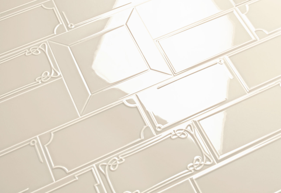 Etruria Керамическая плитка ART DÉCO 12.4X25 Vector Frame E Beige - изображение 1