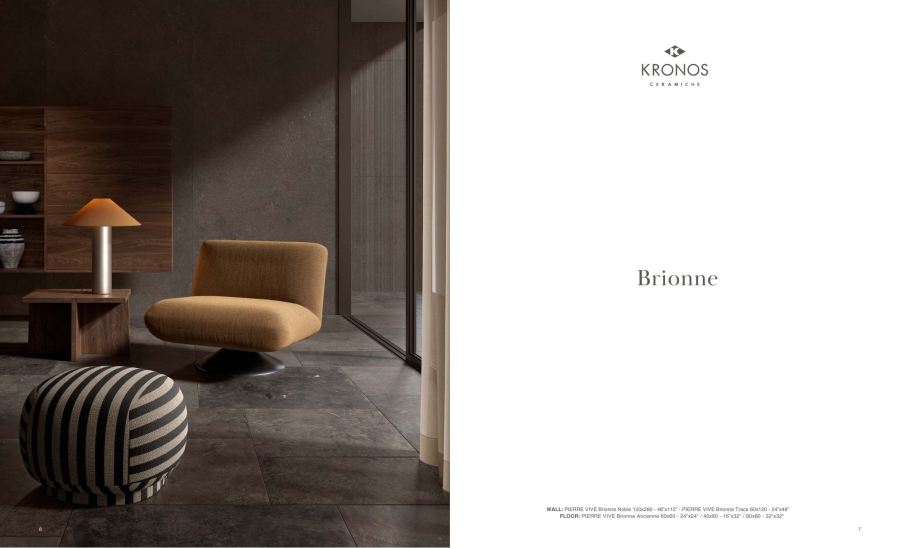 Pierre Vive Brionne от Kronos Ceramiche