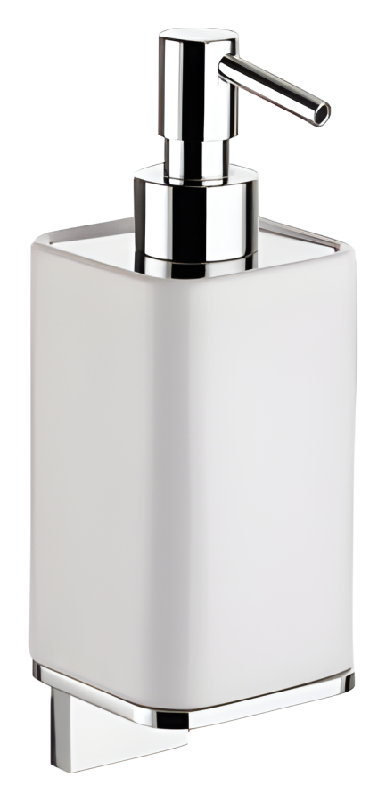 Дозатор для жидкого мыла Bagno&Associati Altissima настенный, цвет белый/хром