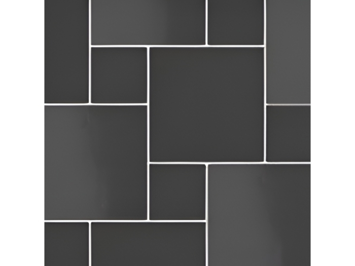 На изображении товар Micro. Керамогранит Microtiles X4 Oddfellow Mix Glaze Black 25,1x40,2 от официального представителя в Москве