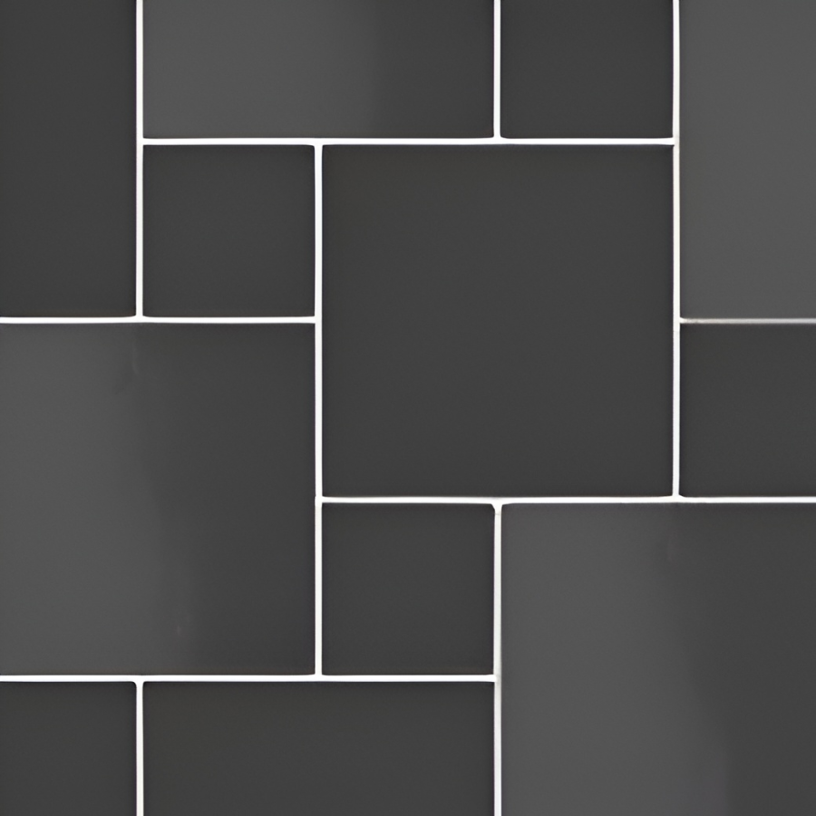 Micro. Керамогранит Microtiles X4 Oddfellow Mix Glaze Black 25,1x40,2