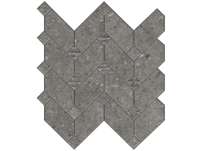 La Fabbrica Ava Керамогранит Agglomerate 30X35 Mosaico Freccia Tahiti nat\30x30
