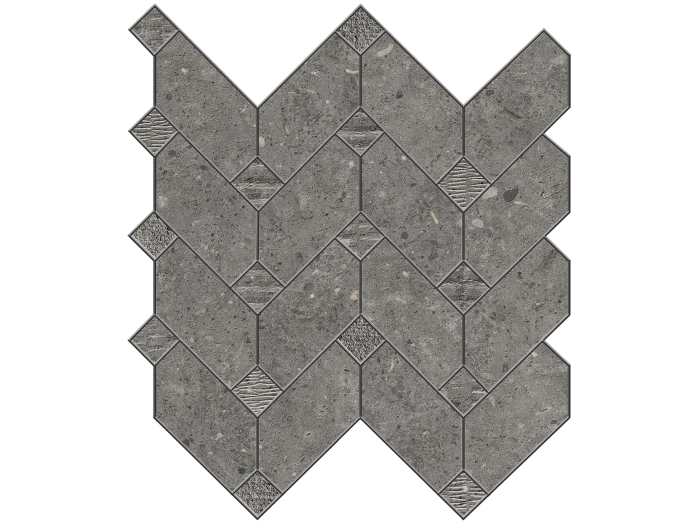 На изображении товар La Fabbrica Ava Керамогранит Agglomerate 30X35 Mosaico Freccia Tahiti nat\30x30 от официального представителя в Москве