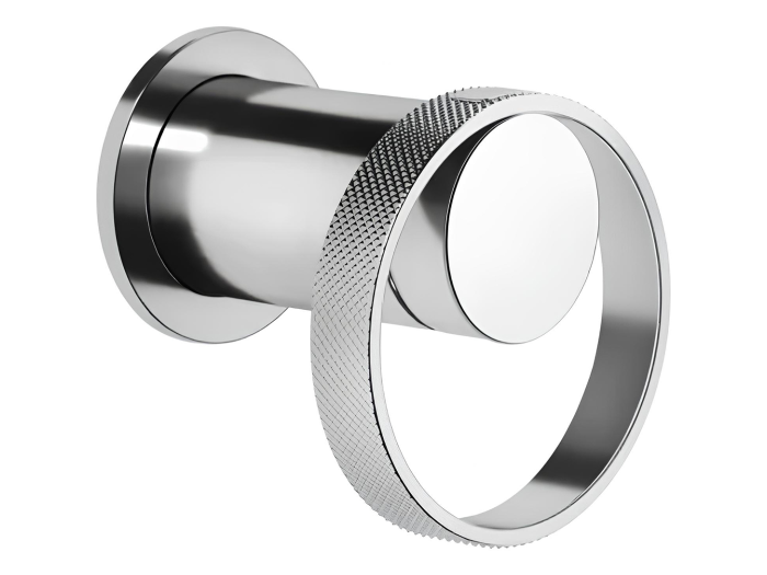 На изображении товар Смеситель для душа Gessi Anello, встраиваемый, однорычажный, на 1 потребителя, внешняя часть, цвет Chrome от официального представителя в Москве