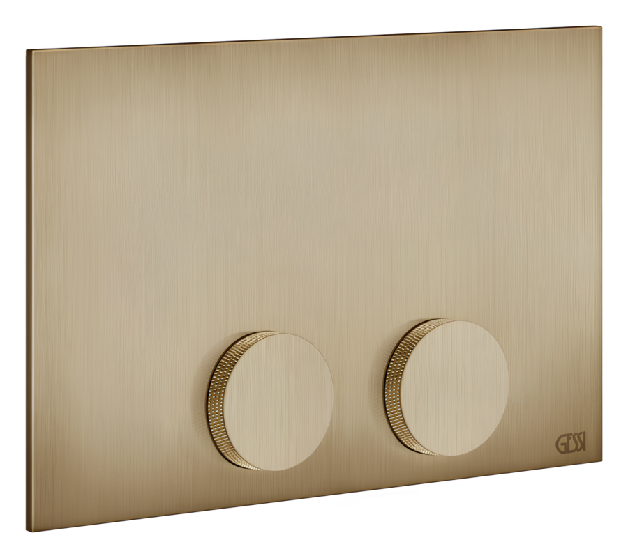 Клавиши смыва Gessi, для TECE (TECEProfil, TECEBox, TECEProfil Octa 2, TECEConstruct), цвет Warm Bronze Brushed PVD