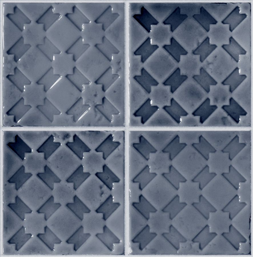 CERAMICHE GRAZIA Керамическая плитка SHADES OF ART 13X13 ALCAZAR DENIM - изображение 1