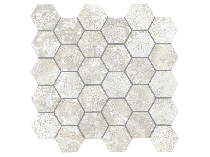 На изображении товар La Fabbrica Ava Керамогранит Imperial 28X29 Esagona (5X5) Trevi nat\ret 30x30 от официального представителя в Москве