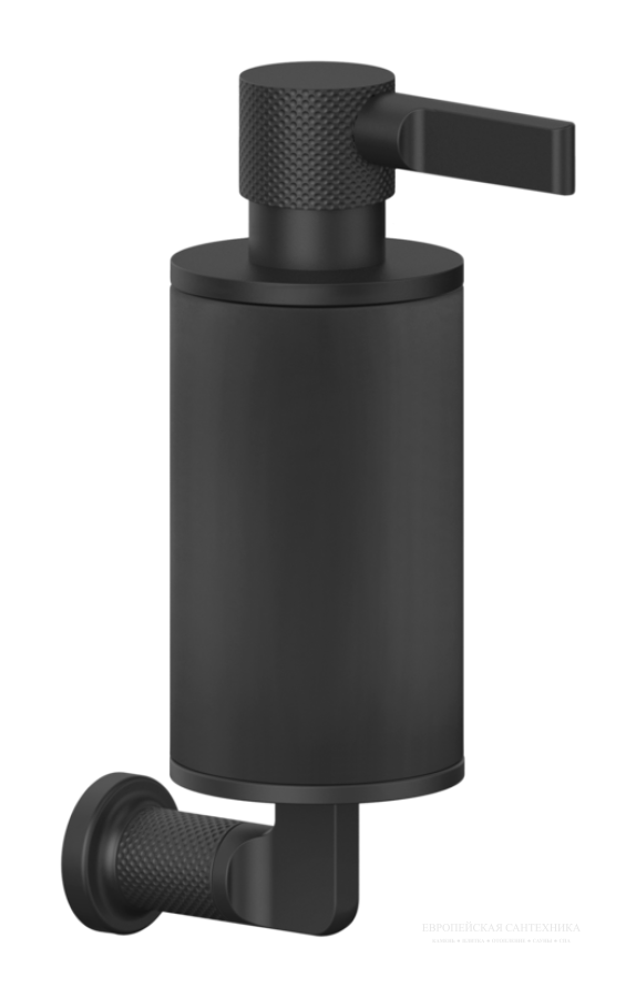 Дозатор Gessi Inciso ⌀75хh240 мм, настенный, цвет Matte Black