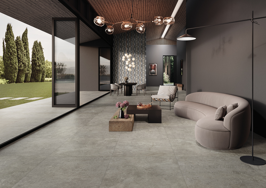 CERCOM Керамогранит ABSOLUTE STONE GREY R11 RET, 100X100 - изображение 1