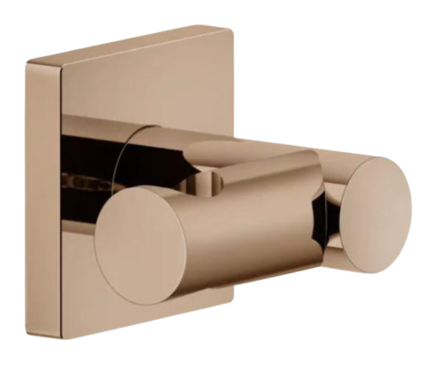 Держатель для душевой лейки Gessi Rilievo, поворотный, ширина 90 мм, цвет Copper PVD