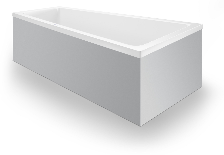 Ванна Duravit Duravit No.1, встраиваемая, 1600x850 мм, трапеция, правый наклон, цвет белый - изображение 1