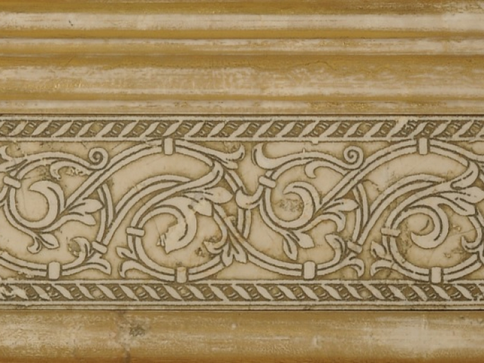 На изображении товар Akros Venezia Камень Decorative Art Le cornici San Marco M2059 Botticino 7,5X30,5X1 от официального представителя в Москве