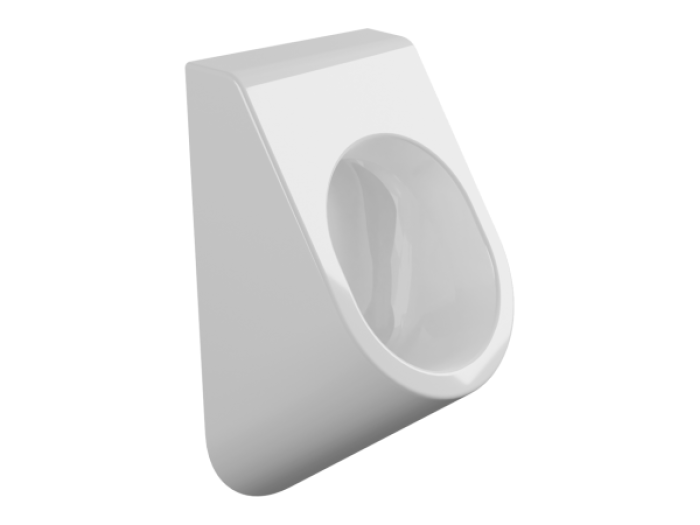 На изображении товар Писсуар Flaminia App, подвесной, 300х290 мм, без отверстий под крышку, цвет белый от официального представителя в Москве