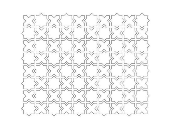 На изображении товар Etruria Керамогранит Xxs Zelije - 5X5 Stella Rosa от официального представителя в Москве