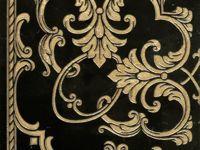 На изображении товар Akros Venezia Камень Luxurious Clio corner Nero Marquinia Gold DIM 19.8X19.8X1 от официального представителя в Москве