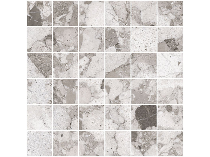 На изображении товар Santagostino Керамогранит Venistone Mosaico Grey, 30x30 от официального представителя в Москве