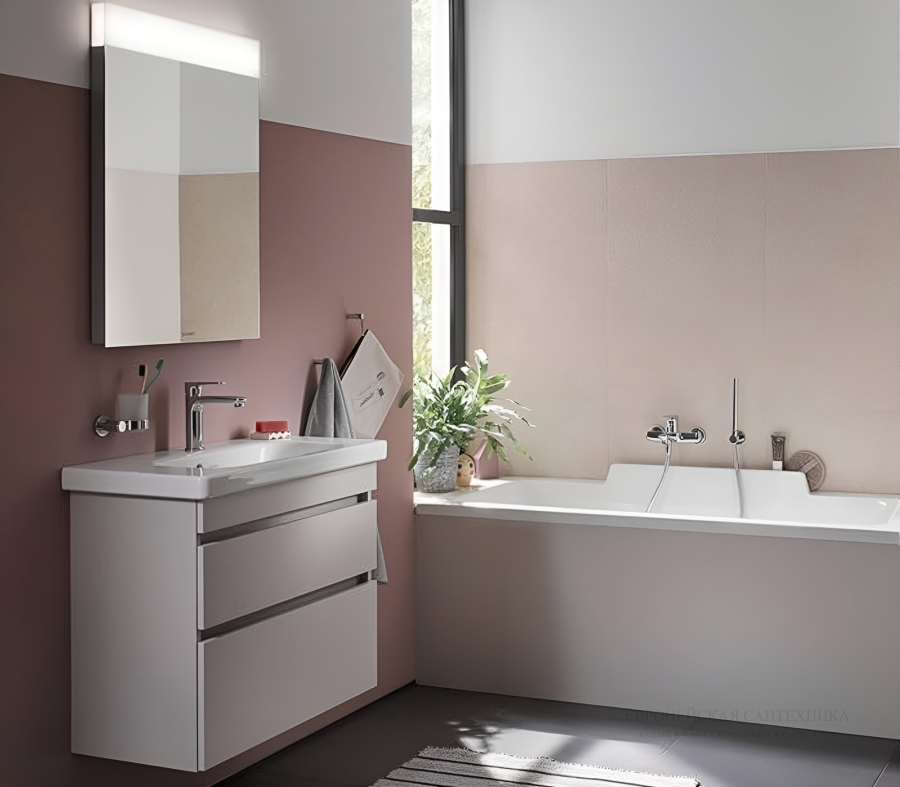 Раковина Duravit DuraStyle для мебели, 800х480 мм, с переливом, 3 отверстия под смеситель, цвет белый - изображение 5