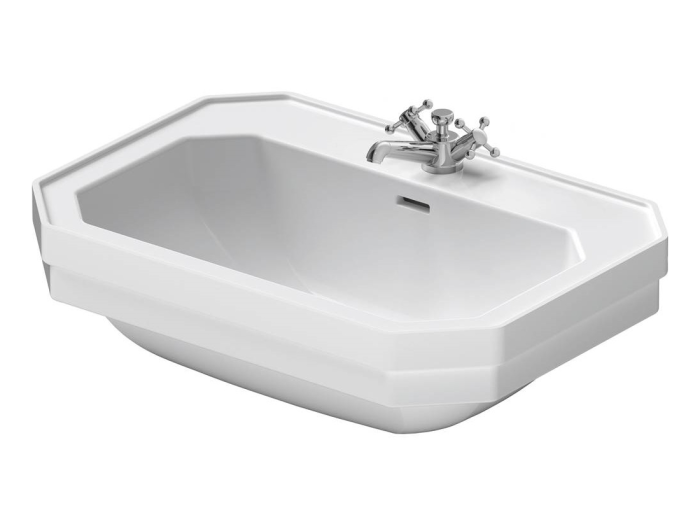 На изображении товар Раковина Duravit Series 1930 подвесная, 700х500 мм, с 1 отверстием под смеситель, цвет белый глянцевый от официального представителя в Москве