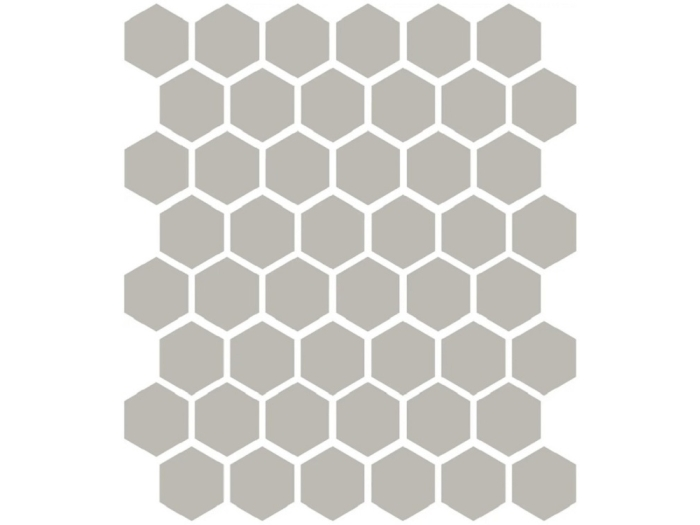 На изображении товар Etruria Керамогранит XXS-3D Esagono 5X5.7 3D Perla Su Rete Monocolore 33Х37 от официального представителя в Москве