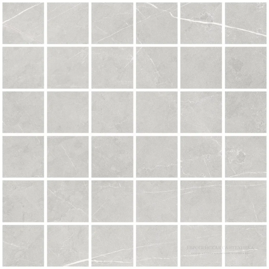 Living Ceramics Керамогранит Allure Light grey Mosaic 55 Soft textured 29,8x29,8