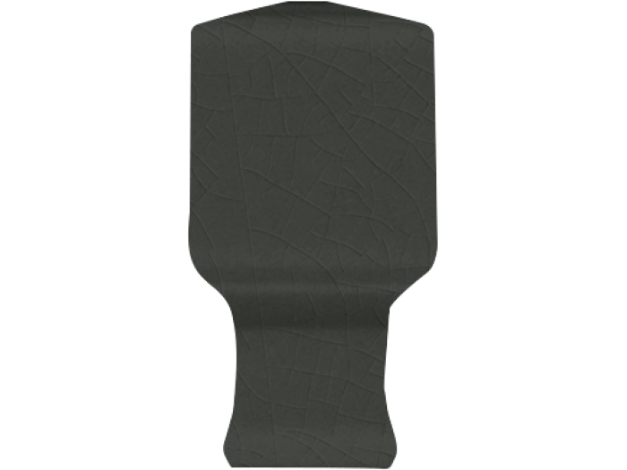 На изображении товар CERAMICHE GRAZIA Угловой элемент ELEGANCE ANGOLO BORDURA 1,5X3,5  FLINT CRAQUELE от официального представителя в Москве