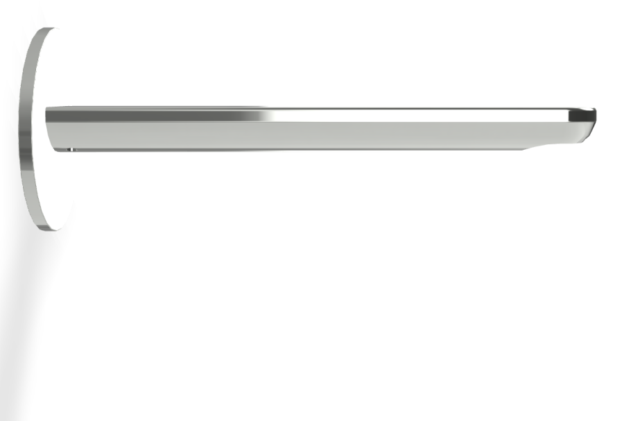 Излив для ванны Carlo Frattini Flo, настенный, L-218 мм, цвет хром - изображение 2