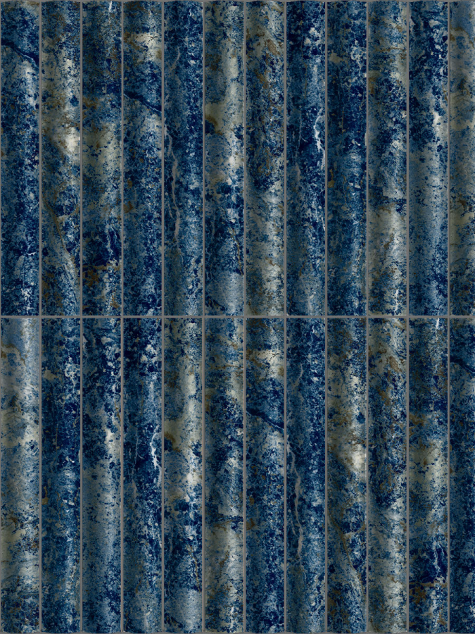 Sartoria Керамическая плитка Maximalista Sodalite Blue Roman Large Matt 5x40 - изображение 1