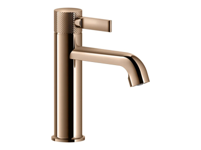 Смеситель для раковины Gessi Inciso, без донного клапана, цвет Copper PVD