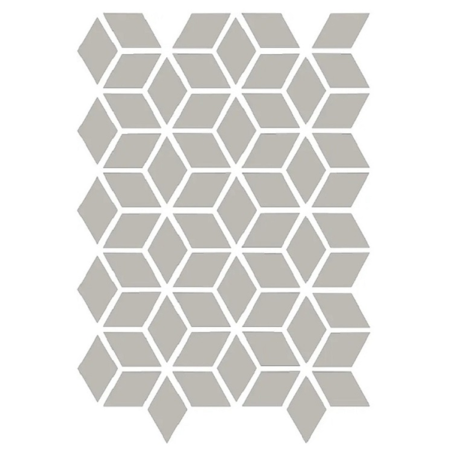 Etruria Керамогранит Xxs Rombo E 4X7 Su Rete Monocolore Perla