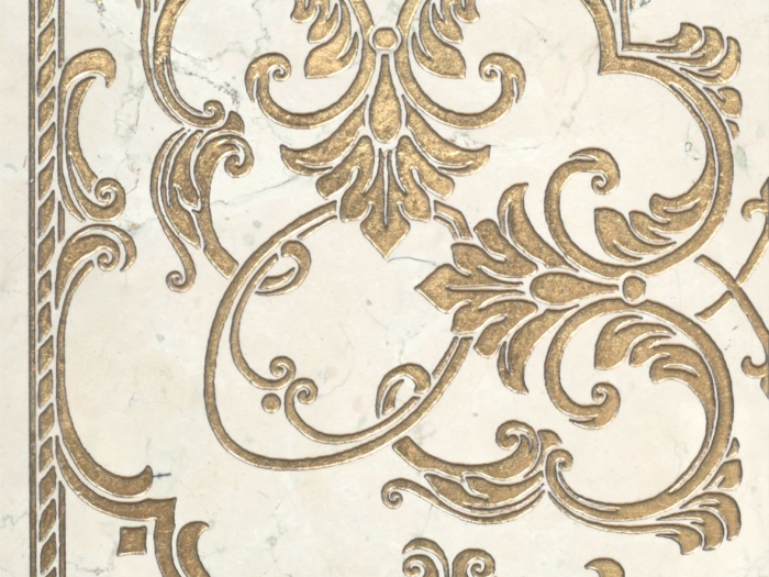 На изображении товар Akros Venezia Камень Luxurious Clio corner Biancone Gold DIM 19.8X19.8X1 от официального представителя в Москве